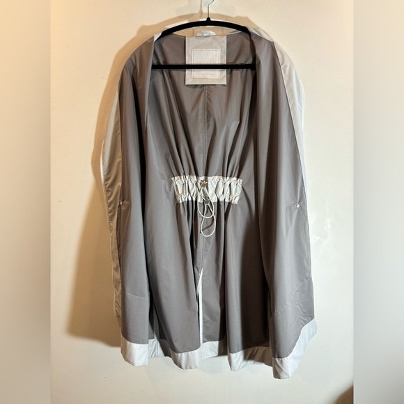 SOSKEN Sz 1-2 (Vanity) Z-Cristal Zipper Hooded Drawstring Pockets Raincoat - Picture 4 of 9
